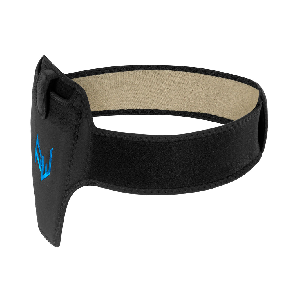 Side view of Lady Defender waist holster with refined details with cushioned comfort for discreet concealed carry