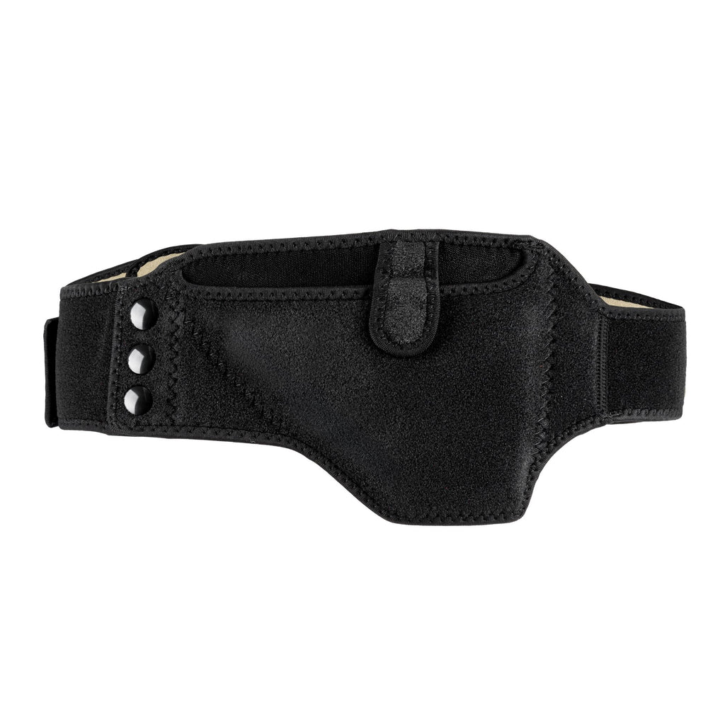 Trump Card MINI holster front view in black – Pistol Wear with cushioned comfort for discreet concealed carry