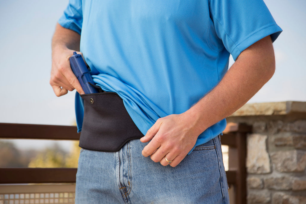 PT-2 active lifestyle holster showing waistband and pouch with cushioned comfort for discreet concealed carry