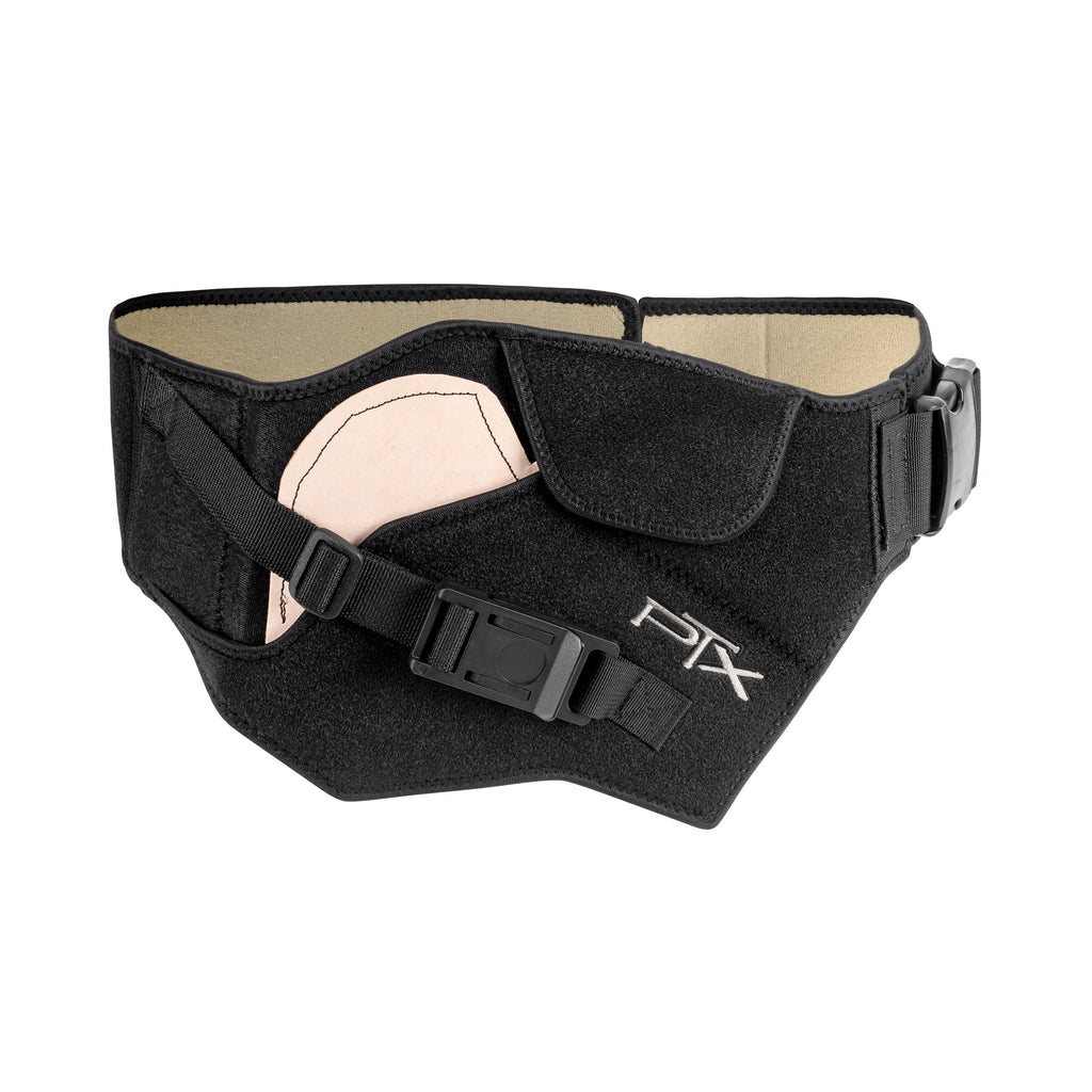 PTX leather hybrid performance concealment holster front view – Pistol Wear with cushioned comfort for discreet concealed carry